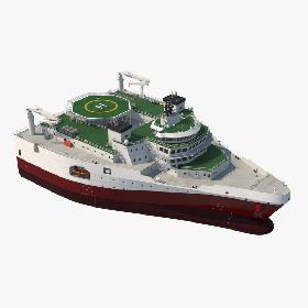 Seismic Survey Vessel